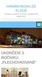 Mobile Screenshot of masarykovazs.cz